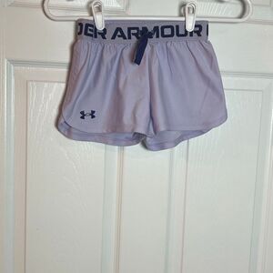 Under Armour Girls Athletic Shorts Youth Small (YSM)